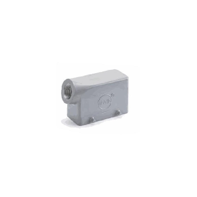 Capot 16B, Aluminium moulé sous pression, Alliage de zinc moulé, IP65, Sortie horizontale, M25